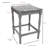 Hawthorne 24" Counter Stool with Woven Rush Seat - Vintage Hardwood Legs, Hand Finish Backless Stool-50074029