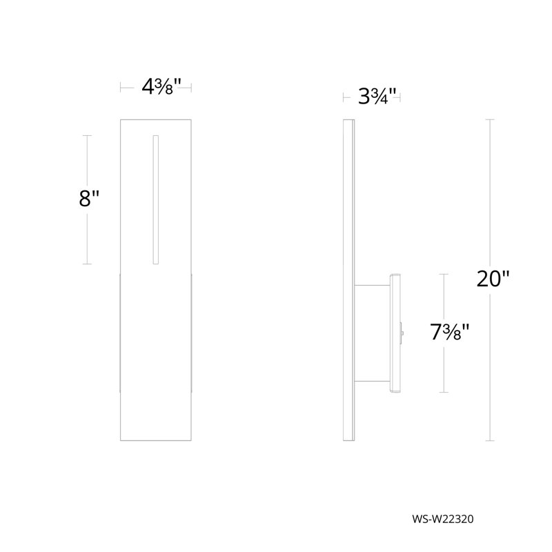 Aegis 1 - Light LED Outdoor Flush Mount, 4000K