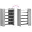 10 Pair Shoe Storage Cabinet-673456752