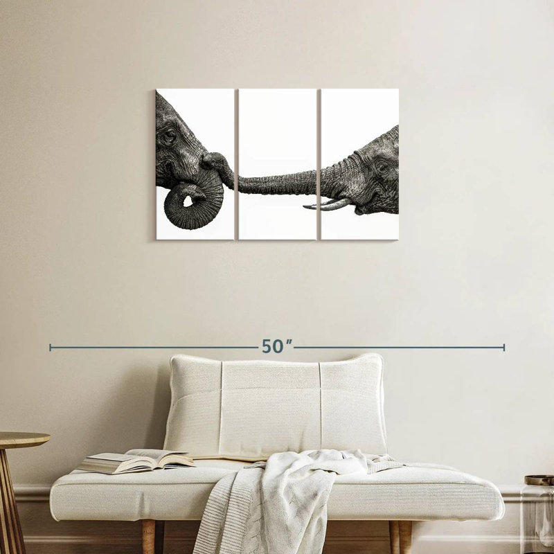 Elephant Hello, 20" H x 33" W