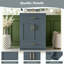 Meuble-lavabo avec lavabo intégré en céramique, meuble-lavabo avec 2 portes, 1 tiroir basculant et meuble-lavabo simple pour les petites et moyennes toilettes-276531203