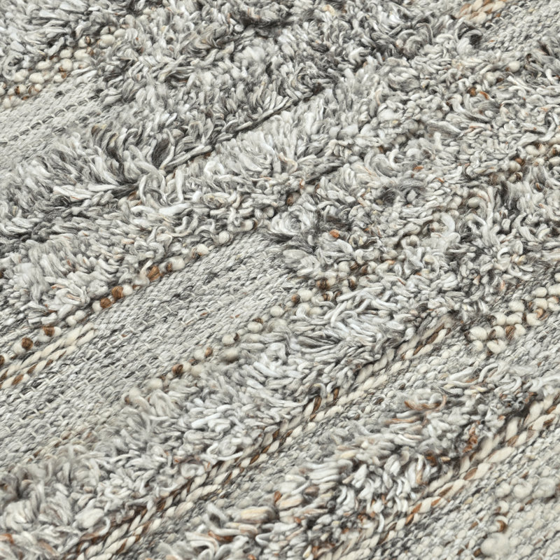 Fallon Abstract Area Rug in Gray