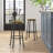 Khadijah Counter Stool with Metal Frame-106066464-103063605