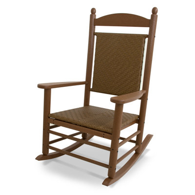 POLYWOOD® Rocker Woven Patio Rocking Chair