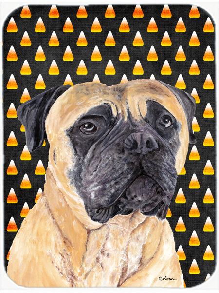 Planche à découper en verre caroline Halloween Candy Corn