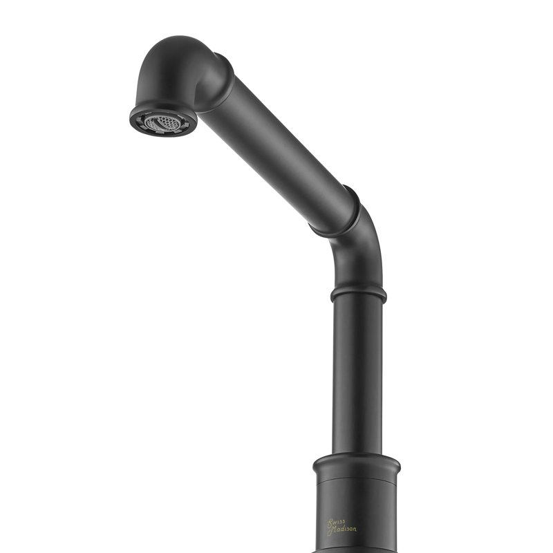 Robinet de salle de bain Avallon, Noir mat