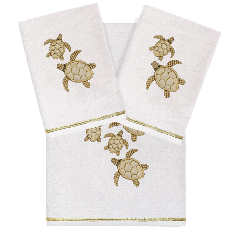 Ensemble de serviettes 3 pièces 100% coton turc, Argent