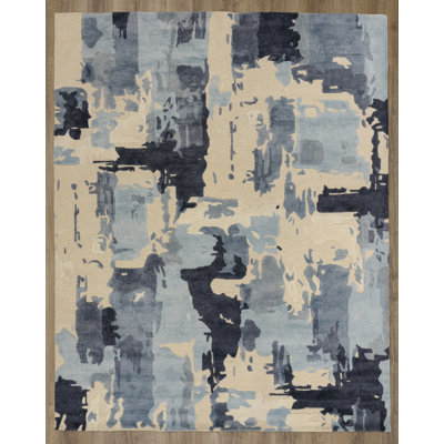 Hand Tufted Wool/Tencel Area Rug