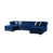 Velours bleu marine est en rupture de stock