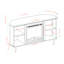Alcova Unfinished TV Stand for TVs up to 55" with Fireplace Included-1804104976