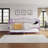Twin Metal Daybed with Pullout Trundle, Steel Slats, Space-Saving Design, Purple-757034248