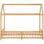 Lilac Solid Wood Canopy Bed