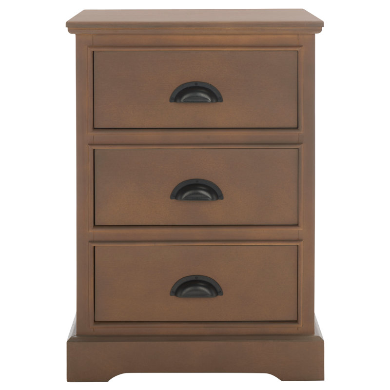 Jonesport 3 - Drawer End Table, Sepia