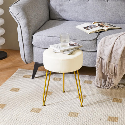 Burdue Steel Accent Stool