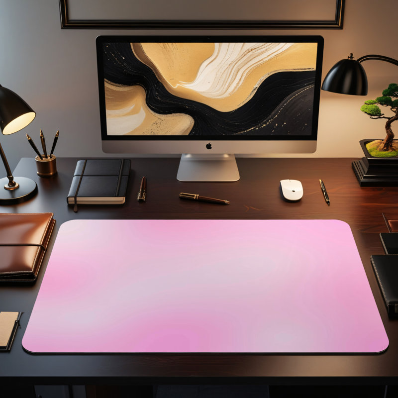 Polyester Desk Pad, 14.4x12.1