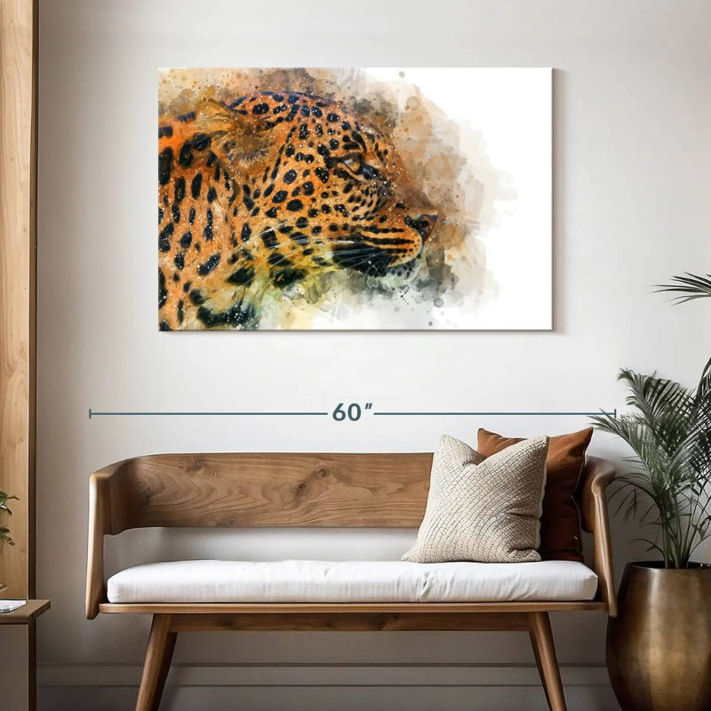 Brampt Wild Cat, 30" H x 45" W