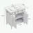 Bathroom Vanity with Sink, Soft Close Doors and Adjustable Shelf-2142417111