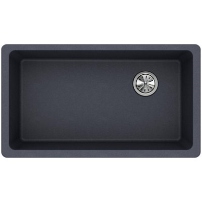 Évier de cuisine encastré classique en quartz L 33 po x l 17,25 po