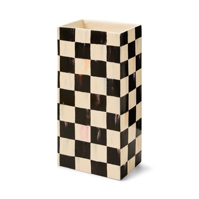 Courtly Check Pillar Vase