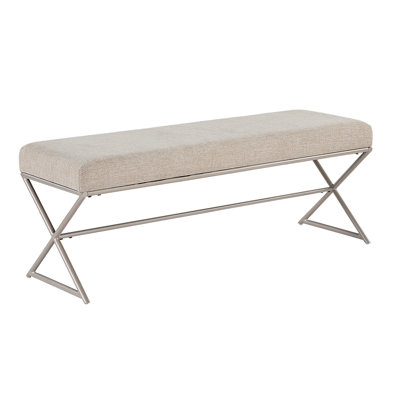 Contemporary Upholstered Bench by Orren Ellis