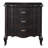 Aeryona 3-Drawer Nightstand in Antique Black