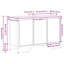 Sink Cabinet 91 X 35 X 60 Cm Engineered Wood-177928327
