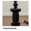 Luminaire sphérique colonne Mid-Century