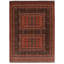 Laurel Amaya Machine Woven Polyester No Pattern Area Rug in Red-1115196149