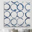 « indigo rings »-impression sur toile tendue-21906817