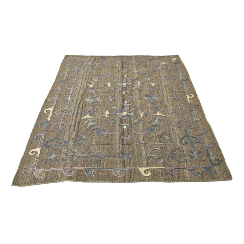 Tapis gris Nathanael