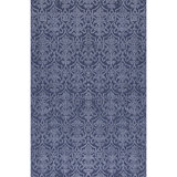 Jakat Damask Area Rug in Blue