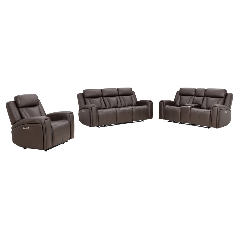 Causeuse et fauteuil inclinable électrique Zero Gravity, 3 pièces: chaise, causeuse, canapé, Bette Lapis