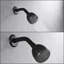 Système de garniture de douche Nita Vantage: pomme de douche ronde, ensemble de poignées simples, bec de baignoire et soupape brute inclus - bronze huilé-92461005