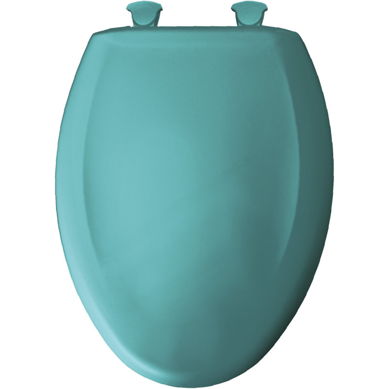 Elongated Toilet Seat and Lid, Classic Turquoise