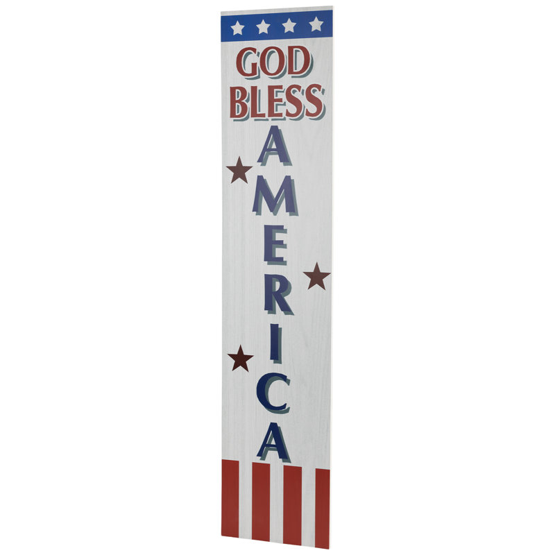 Enseigne murale patriotique 35,75 po