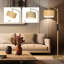Lampe sur pied en rotin Kashaan-347243877
