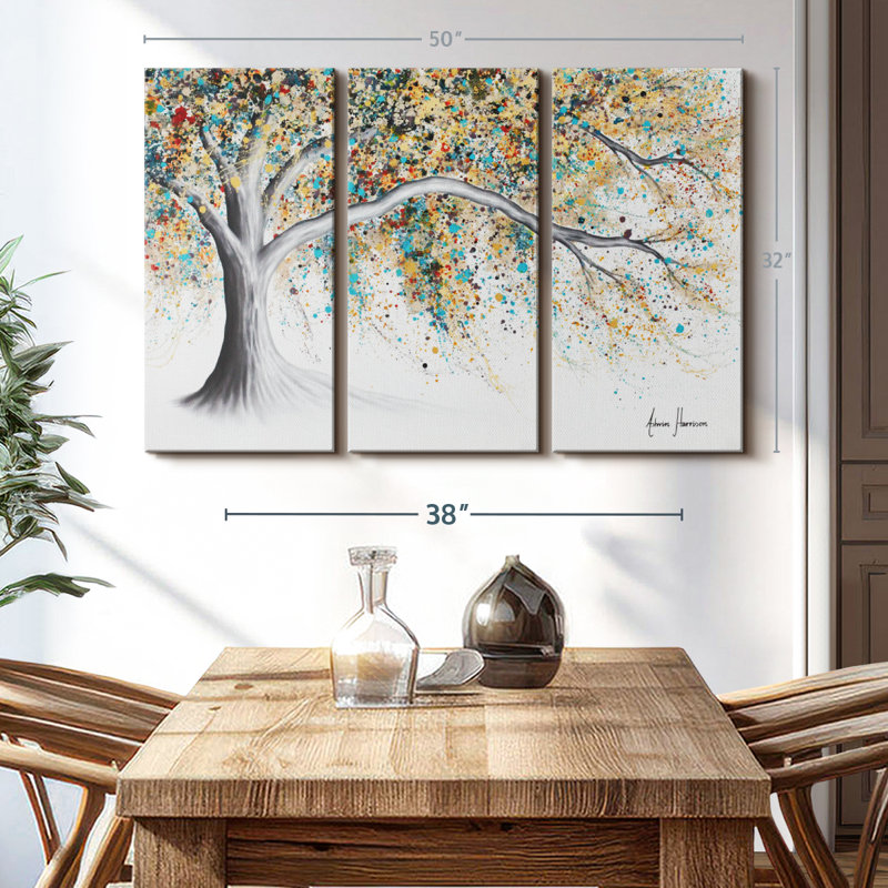 «Western Breeze Tree» sur toile, H 32 po x l 50 po x P 1,25 po