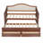 Twin Daybed with Trundle and 2 Storage Drawers-129373201