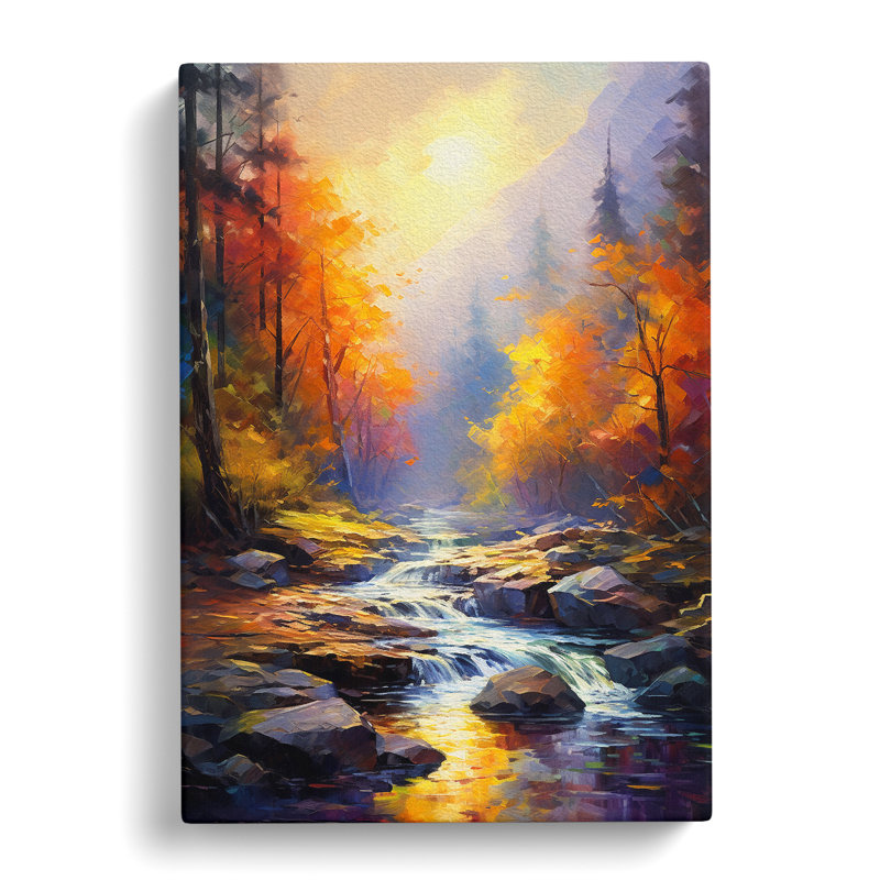 Stream Impressionism No.2 - Print, 60cm H x 40cm W x 3cm D