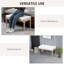 Banc de chambre rembourré HOMcom-1792043148
