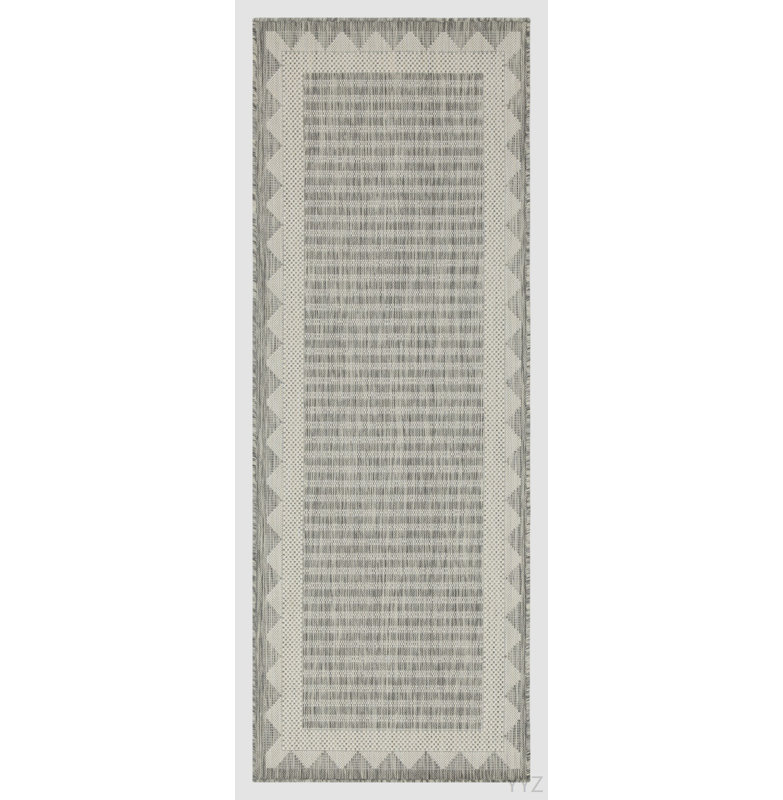 Sunshine GC_HAR2015 Silver 5 Ft. 3 In. X 7 Ft. 3 In. Indoor/Outdoor Area Rug, Rectangle 5'3" x 7'3"