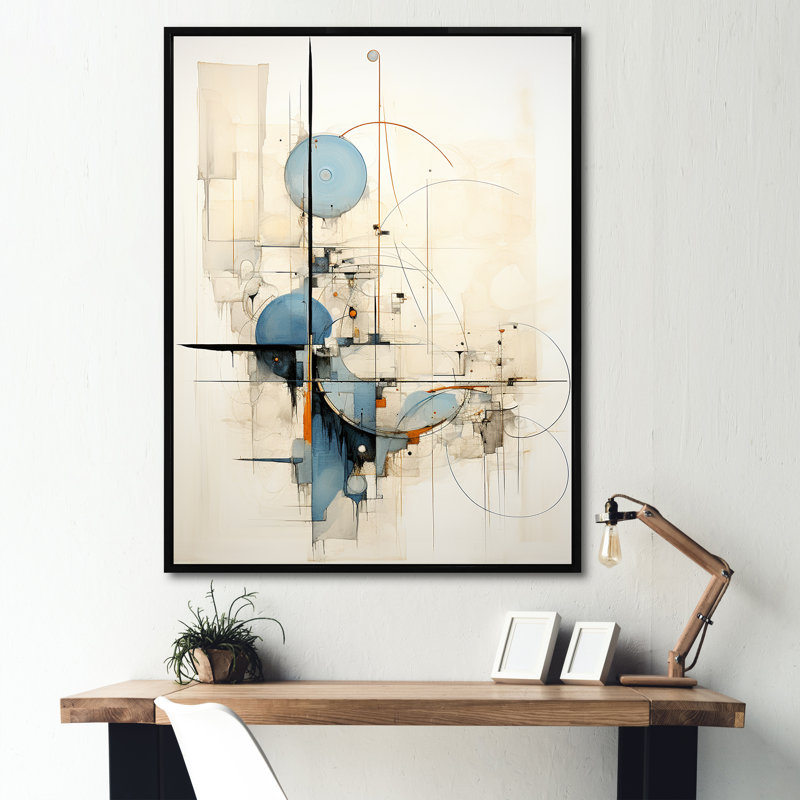 Minimalism Wizards Framed On Canvas Print, Black Floater Framed, 20" H x 12" W