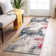Raglen Abstract Performance Blue/Gray/Yellow Multi Rug