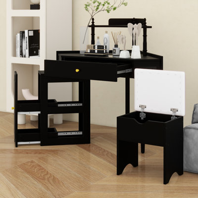 Ensemble de coiffeuse de coin Triangle