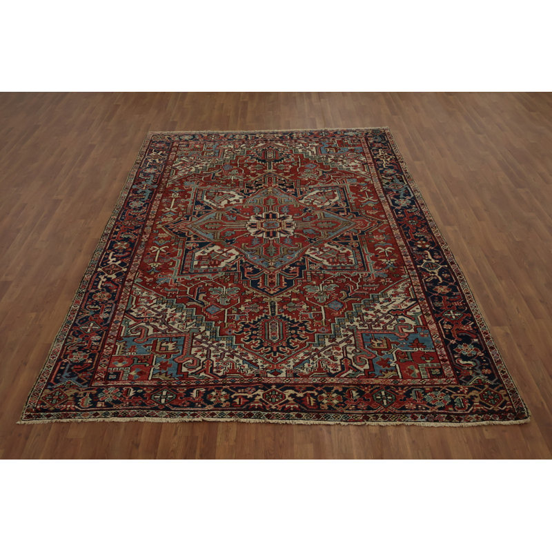 Ajoutez de l'opulence avec un tapis traditionnel richement antique 8 x 11