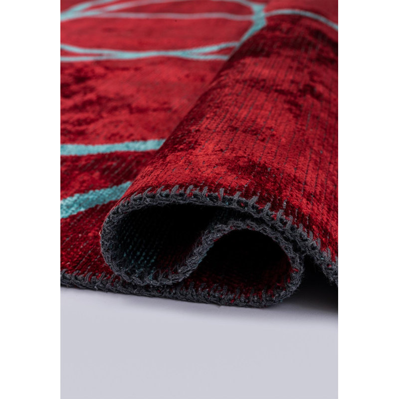 Rapture Abstract Area Rug, Rectangle 9'10" x 14'