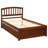  Platform Bed Wood Frame with Trundle, Timeless and Practical-1427381145