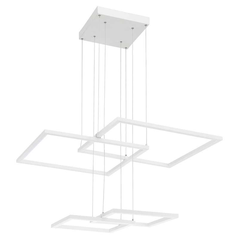 Sylacauga 4 - Light LED Cluster Pendant, White
