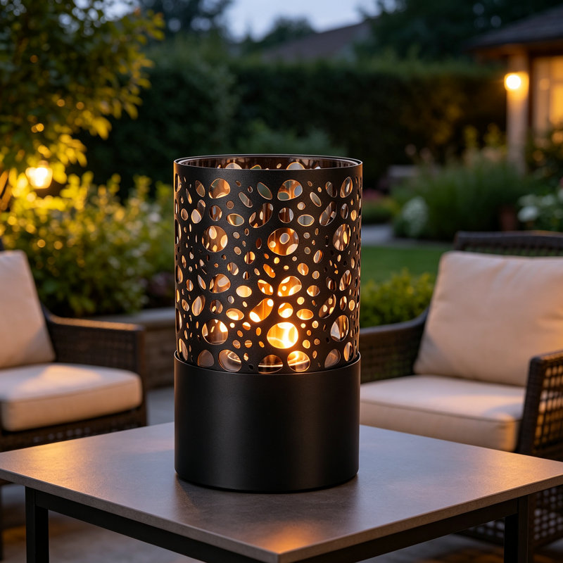 Metal Outdoor Tabletop Fireplace
