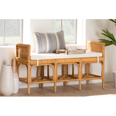 Carrafa Rattan Bench